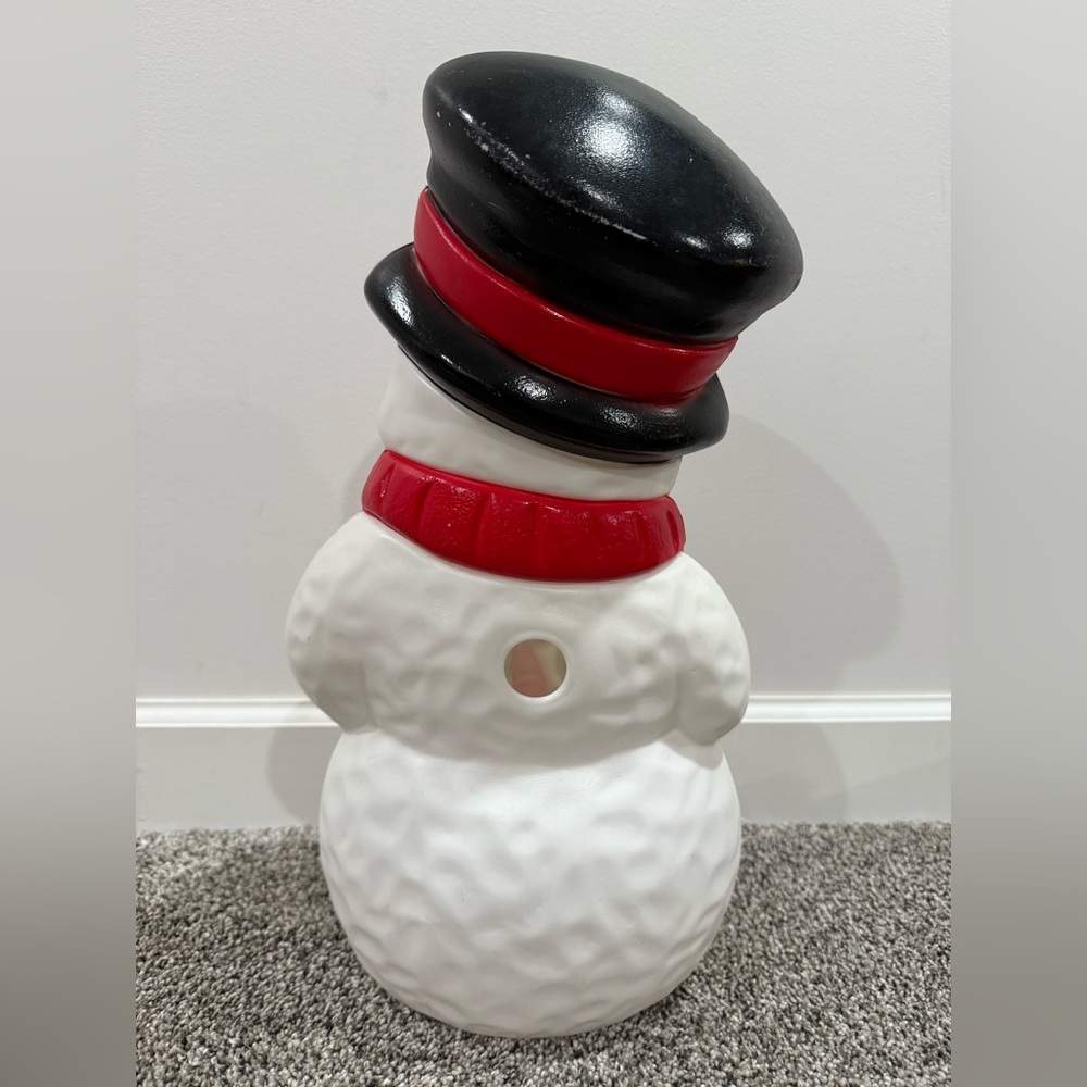 Vintage snowman blow mold - Picture 2 of 8